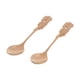 thumbnail image 4 of Paquete de 2 cucharas de café para sopa de acero inoxidable con mango largo de oro rosa, 4 of 5