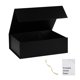 thumbnail image 1 of Caja de Regalo MUMUPACK 33x28x13 cm Negra con Cinta y Pegatinas, 1 of 7