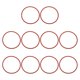 thumbnail image 1 of Uxcell Anillos de Silicona en O, Reemplazo de Junta de Sellado Métrica VMQ para Reparación de Válvulas de Compresor de Fontanería 63x57x3mm, 1 of 5