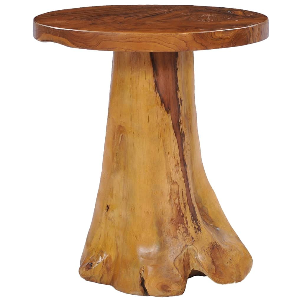 Mesita Vidaxl De Madera De Teca Natural 40x40 Cm Para Interiores Y Exteriores