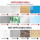 thumbnail image 5 of Pack 10 Lamina Papel Mural Autoadhesivo 3d Ladrillo 70 x 77 cm Rojo, 5 of 5