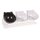 thumbnail image 1 of Cuencos Elevados Para Gatos, Cuenco Duradero Para Comida Y Agua Para Gatos De Interior, Cachorros, Transparente, Negro, 1 of 5