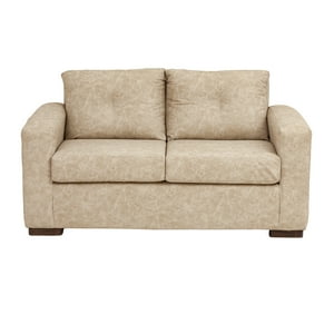 Muebles América - Sofá Franco 2 Cuerpos Cuero Auris Beige