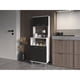 thumbnail image 1 of Mueble Para Microondas Kitchen-54 Blanco Y Wengue 160x54x35 Cm, 1 of 18