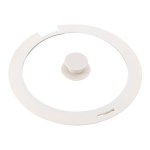 Magideal - Tapa De Silicona De Repuesto, Tapa De Sartén, Cubierta Superior, Pieza De Utensilios De Cocina Multifuncional, Cubierta De Sartén De Cocina Blanco L
