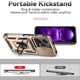 thumbnail image 3 of Estuche GANGXUN para Xiaomi Redmi Note 12 5G, soporte giratorio 360°, estilo mecánico y magnético, 3 of 5