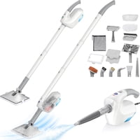 Steam Mop Pureswirlz 10 En 1 Con Vaporizador Portátil Con Depósito De 350 Ml