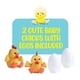 thumbnail image 3 of Gallina de juguete PREXTEX Big Mommy con 2 huevos de Pascua y pollitos de plástico, 3 of 6