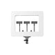 thumbnail image 1 of Aro De Luz Led Rectangular RL-18S Triple Soporte Celular, 1 of 4