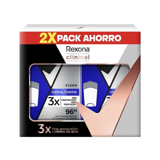 Desodorante Crema Rexona Men Clinical Clean Y Sport Strengh Hombre