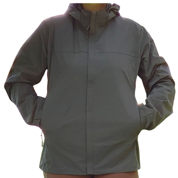 Chaqueta Hombre 100% Impermeable Cierre Con Gorro H81