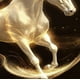 thumbnail image 5 of Cuadro Colgante Caballo Dorado Con Cristales 80x140cm, 5 of 5