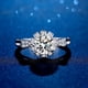 thumbnail image 2 of Elegant 925 Sterling Silver Moissanite Cat Ring for Women - Perfect for Proposals, Engagements, Weddings, and Anniversaries, 2 of 4
