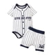 thumbnail image 3 of Conjunto de ropa para recién nacido, pantalones cortos deportivos con estampado deportivo para bebé, conjunto de ropa cómoda de verano para regalos de 3 a 6 meses, 3 of 5