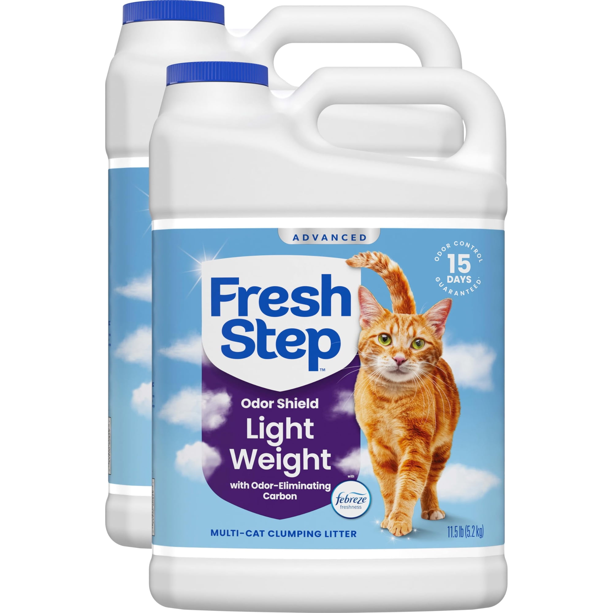 Arena Para Gatos Fresh Step Odor Shield Ligera Paquete De 10.5 Kg