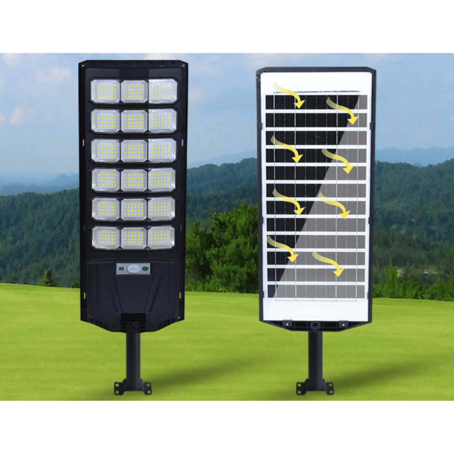 Genérico - Foco Solar Led 1600w Exterior Alta Potencia + Control Remoto