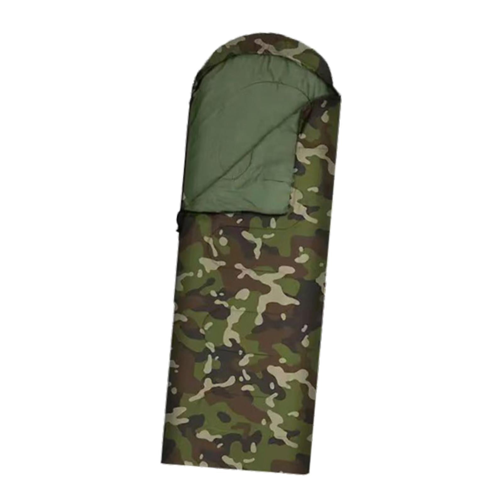 Ioensy - Saco De Dormir Para Acampar Portátil Que Mantiene El Calor Para Actividades Al Aire Libre, Senderismo, Viajes, Camuflaje, 0,7 Kg