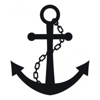 Rienda Libre Graphics - Decomural Chain Anchor Nautical Ws-15402
