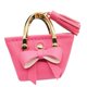 thumbnail image 5 of Bolso De Mu?ecas A Escala 1/6, Adorno De Casa De Mu?ecas De Cuero PU Para Mu?ecas De 12 ", Regalo Artesanal, Rosa Y Rojo, 5 of 5