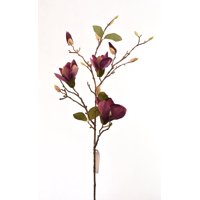 Vadell - Rama Decorativa Magnolia Morada 87 Cm