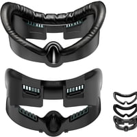 Genérico - Interfaz Facial Y Almohadilla Para La Cara Para Meta Quest 3 - Lycra De Seda De Hielo Reemplazable Y Cuero De Pu A Prueba De Sudor, Diseño De Circulación De Aire Accesorios Para Meta Quest 3-Negro