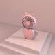 thumbnail image 1 of 1pc Portable USB Chargeable Mini Fan, Handheld Fans With Base For Desktop, Outdoor Hand Hold Fan With Phone Holder, 1 of 3
