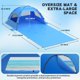 thumbnail image 2 of Carpa de Playa OAOA Innovation 220x151 cm UPF50+ con 3 Ventanas de Malla, 2 of 7