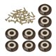 thumbnail image 4 of Patas De Muebles Pierna De Hierro Piernas Para El Hogar DIY Mizdas De Café De Mediados De Siglo Café De Café 50mm, 4 of 5