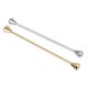 thumbnail image 5 of 2pcs estilo francés Barbell Pin corbata Clip Bar traje de fiesta de bodas ornamento, 5 of 5