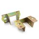 thumbnail image 2 of 4 Paquete Soporte De Cama Esquina De Cama Bisagra De Cama Soporte Cuadrado De 40 Mm Accesorios De Hardware De Cama Fija De Muebles (4 Pcs), 2 of 3