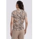 thumbnail image 3 of Polera Mujer Animal Print Beige, 3 of 4