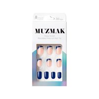 Muzmak - - Uñas Press On Edge Line Regular Square 36 U.