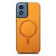 thumbnail image 1 of Magnetic Slim Case for Motorola Moto G Play 2024 4G with Camera Guard & Anti-Scratch Back Yellow, 1 of 6