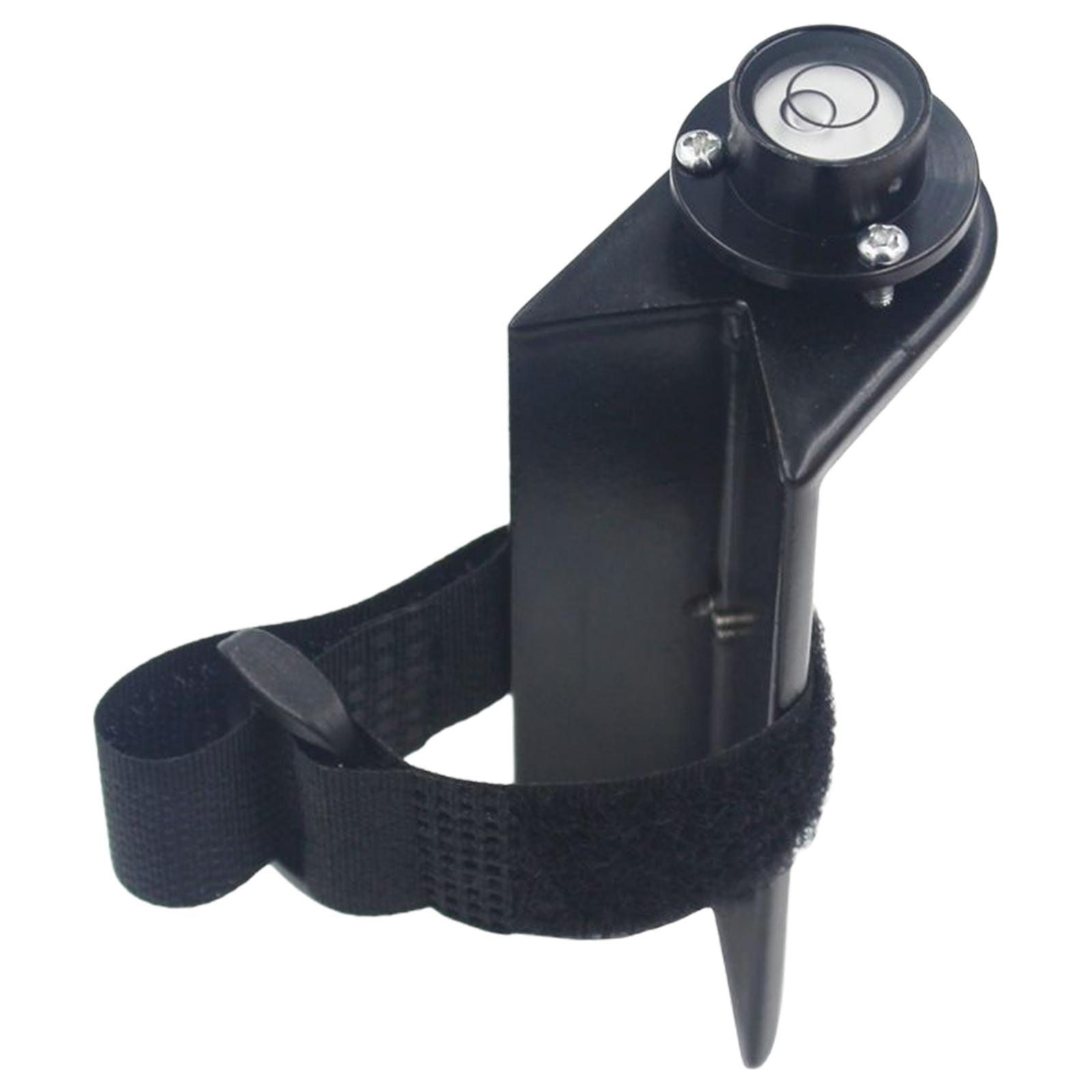 Magideal - Nivel De Varilla De Grado Nivel De Burbuja Nivel De Ángulo Correa Instrumento De Medición Poste De Poste De Fibra De Carbono Para Regla , Negro Con Corbata