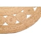 thumbnail image 5 of Alfombra KEMA de yute trenzada, redonda, 150 cm, resistente a las manchas, 5 of 6
