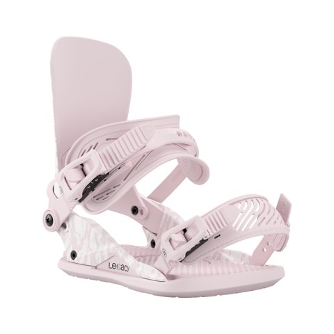 Fijaciones De Snowboard Union Legacy Para Mujer (Rosa, Talla M)