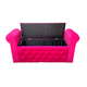 thumbnail image 3 of Banqueta Baul HVM Capitone fucsia felpa, 3 of 3