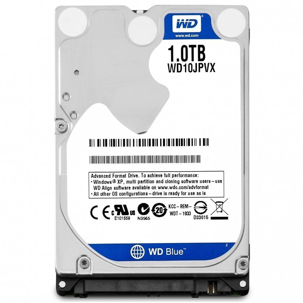 Disco Duro Western Digital Blue Sata De 1 Tb Y 2,5", 6 Gb/s, 5400 Rpm