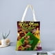 thumbnail image 2 of Kite Man: Hell Yeah! Bolso de tela con estampado de lienzo para mujer, bolsa de compras reutilizable y estética, con cremallera interior, regalo para mujer,40*45cm., 2 of 6