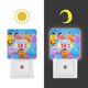 thumbnail image 3 of Bichikids Luz nocturna LED con sensor de anochecer a amanecer para dormitorio, baño, pasillo, escaleras - Lámpara LED nocturna de enchufe, 0.5W - 1 pieza, 3 of 6