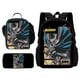 thumbnail image 1 of Super B-BatmanS-Logo 3 pcs set Child School Backpack with Lunch Bags ,Pencil Bags ,School Bags for Boys Girls Best Gift, 1 of 3