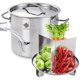 thumbnail image 1 of Vaporizador de Tamales ARC 32QT de Acero Inoxidable con Boquilla 8 Gal, 1 of 7