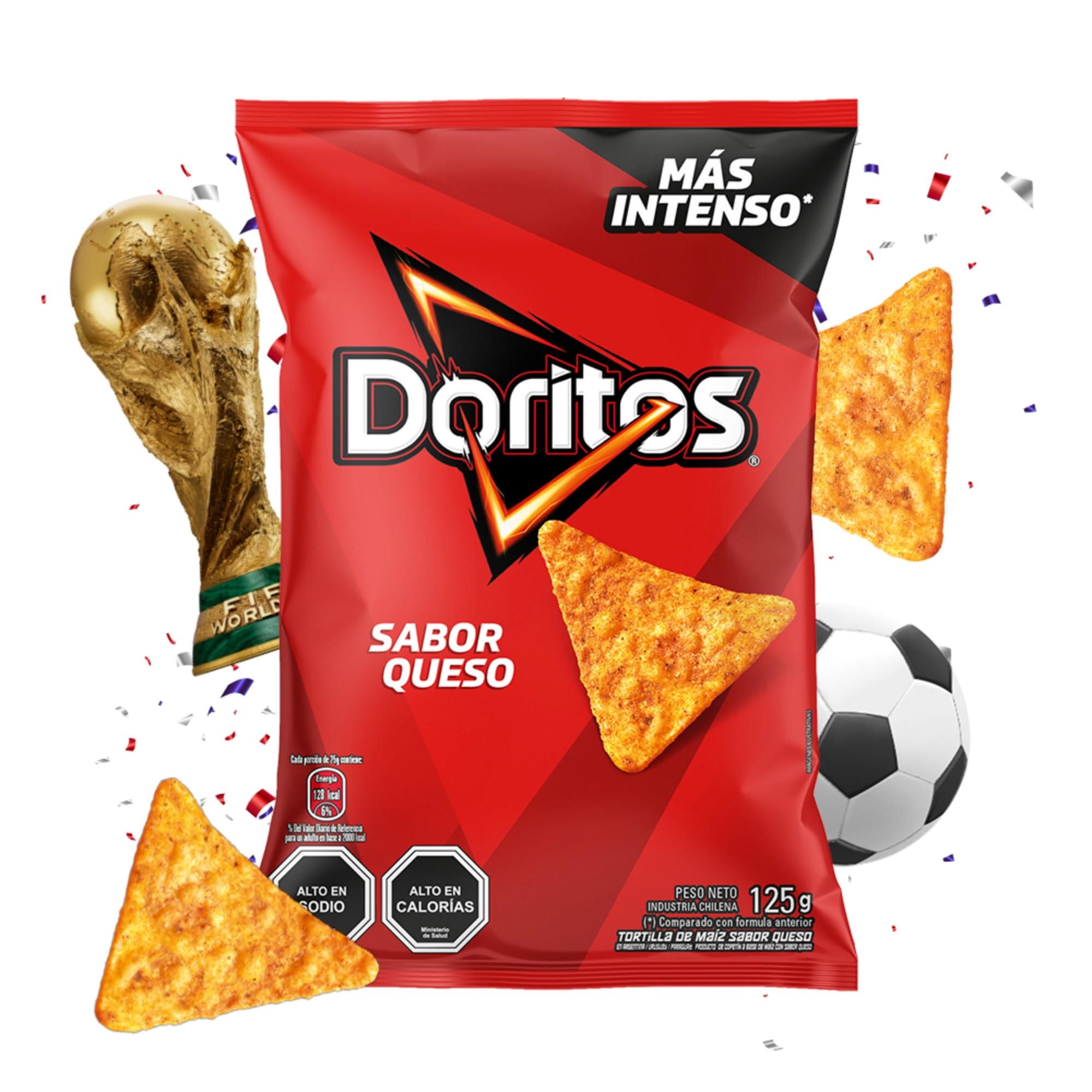Tortilla De Maiz Doritos Sabor Queso 125 g Evercrisp