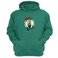 Genérico - Polerón Canguro Boston Celtics Verde Aguamarina Talla L Unisex