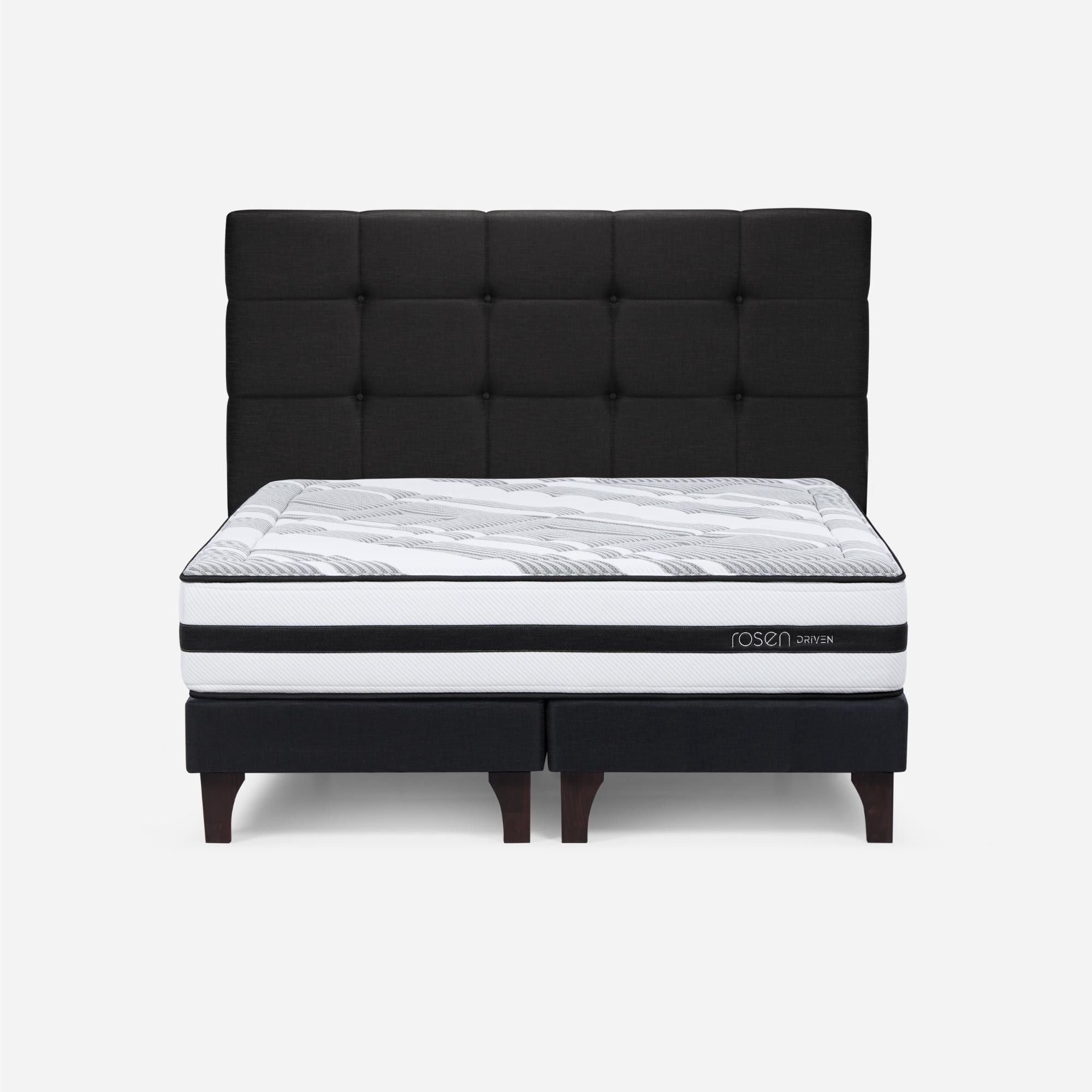 Cama Europea Driven Respaldo Issey 2 Plazas