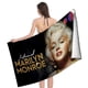 thumbnail image 4 of Marilyn Monroe Toalla de playa de secado rápido con diseño temático, regalo para mujeres y niñas, ideal para cumpleaños, fans, amantes de la música, uso en la playa o al aire libre,78*180cm, 4 of 6