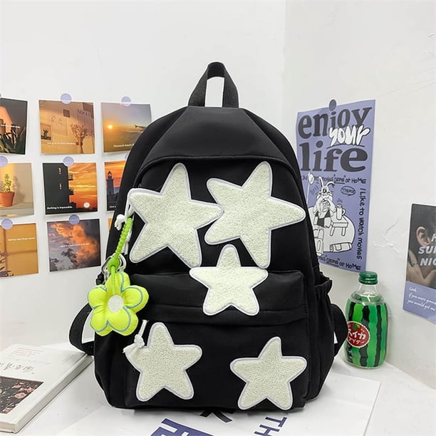 Students Bag For Women Children School Backpack Girls Cute Five-Pointed Star Women'S Bagpack Bookbag Laptop Bag For Teens Girls