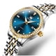 thumbnail image 3 of Reloj de Pulsera Lujo Mujer Cuarzo, Esfera Azul, Circonias Brillantes, 3 of 3