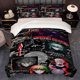thumbnail image 1 of 3pcs FGO Dark Fan Art Collage Pattern K-Pop Ins Style Bedding Set Duvet Cover and Pillowcases, 1 of 5