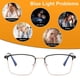 thumbnail image 5 of Gafas retro de moda que bloquean la luz azul para pantallas y resisten la fatiga ocular., 5 of 5